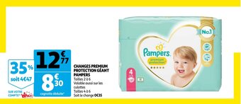 Changes Premium Protection Geant Pampers