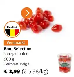 Colruyt Boni Selection snoeptomaten aanbieding