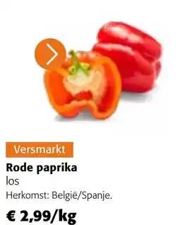 Colruyt Rode paprika aanbieding