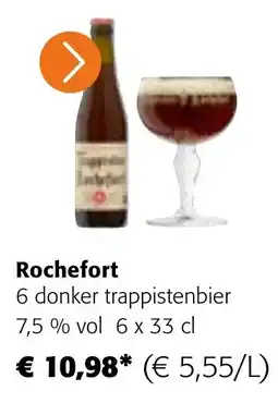 Colruyt Rochefort 6 donker trappistenbier 7,5 % vol aanbieding