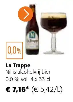 Colruyt La Trappe Nillis alcoholvrij bier 0,0 % aanbieding