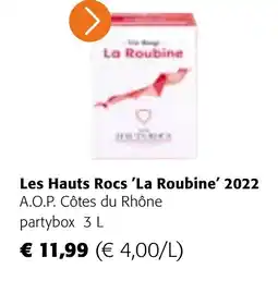 Colruyt Les Hauts Rocs 'La Roubine' 2022 aanbieding