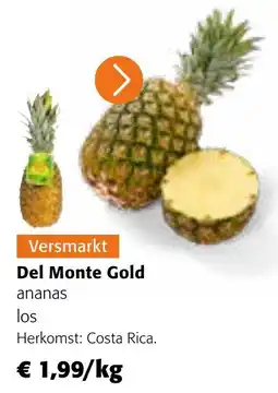 Colruyt Del Monte Gold ananas aanbieding