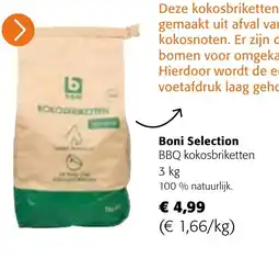 Colruyt Boni Selection BBQ kokosbriketten aanbieding