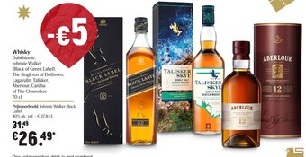 Delhaize Whisky aanbieding
