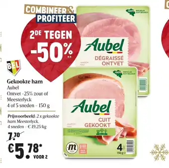 Delhaize Gekookte ham aanbieding