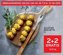 Alvo Balletjes brochette kip aanbieding