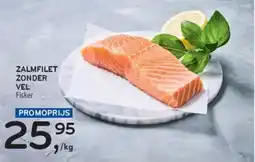 Alvo Zalmfilet zonder vel fisker aanbieding