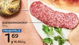 Alvo Boerenringworst aanbieding