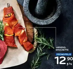 Alvo Varkens brochette aanbieding