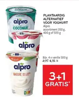 Alvo Alpro plantaardig alternatief voor yoghurt aanbieding