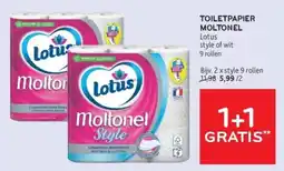 Alvo Lotus toiletpapier moltonel aanbieding