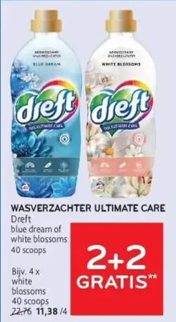 Alvo Dreft wasverzachter ultimate care aanbieding