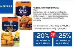 Alvo Mora oven & airfryer snacks aanbieding