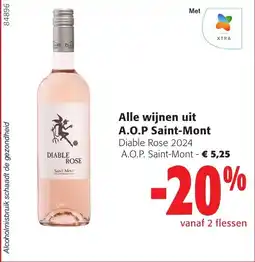 Colruyt Alle wijnen uit A.O.P Saint-Mont aanbieding