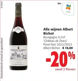 Colruyt Alle wijnen albert bichot aanbieding