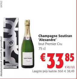 Colruyt Champagne soutiran alexandre aanbieding
