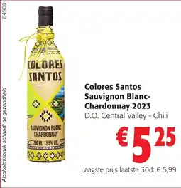 Colruyt Colores Santos Sauvignon Blanc- Chardonnay 2023 aanbieding