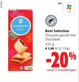 Colruyt Boni Selection Choquito Gevuld met Chocolade aanbieding