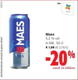 Colruyt Maes 5,2% vol aanbieding