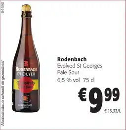 Colruyt Rodenbach Evolved St Georges Pale Sour 6,5 % vol aanbieding