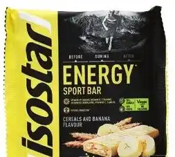 Colruyt Isostar Sport Bar Cereals and Banana Flavour aanbieding