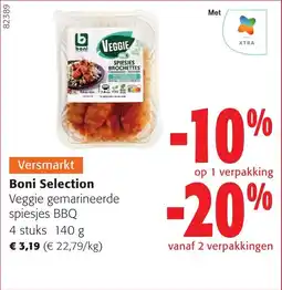 Colruyt Boni Selection Veggie Gemarineerde Spiesjes BBQ aanbieding