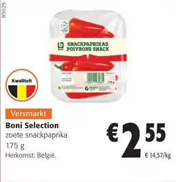 Colruyt Boni Selection zoete snackpaprika aanbieding