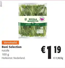 Colruyt Boni Selection Rucola aanbieding