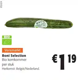 Colruyt Boni Selection Bio Komkommer aanbieding