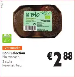 Colruyt Boni Selection Bio avocado aanbieding