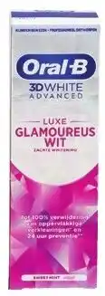 Colruyt Oral-B 3D White Advanced Luxe Glamoureus Wit aanbieding