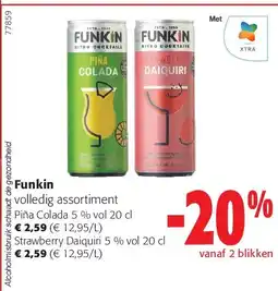 Colruyt Funkin Piña Colada 5 % vol 20 cl aanbieding
