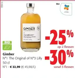 Colruyt Gimber N°1 The Original of N°3 Lilly 50 cl aanbieding