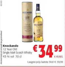 Colruyt Knockando 12 Year Old Single Malt Scotch Whisky aanbieding