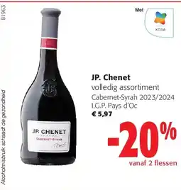 Colruyt JP. Chenet volledig assortiment aanbieding