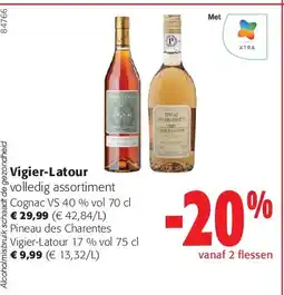 Colruyt Vigier-Latour Cognac VS 40 % vol 70 cl aanbieding