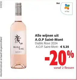 Colruyt Diable Rose 2024 A.O.P. Saint-Mont aanbieding
