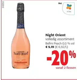 Colruyt Night Orient volledig assortiment aanbieding