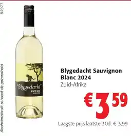 Colruyt Blygedacht Sauvignon Blanc 2024 aanbieding