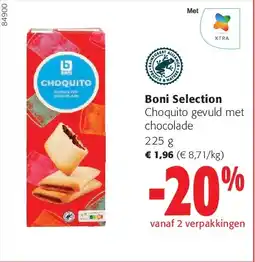Colruyt Choquito gevuld met chocolade 225 g aanbieding