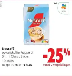 Colruyt Nescafé Frappé 10 stuks aanbieding