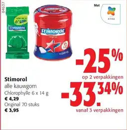 Colruyt Stimorol Chlorophylle 6 x 14 g aanbieding