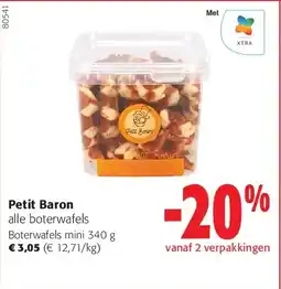 Colruyt Petit Baron Boterwafels mini 340 g aanbieding