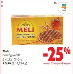 Colruyt Meli honingwafels 8 stuks 240 g aanbieding