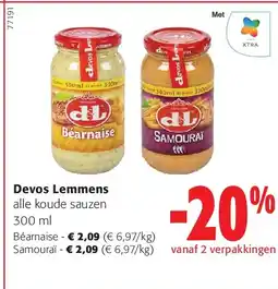 Colruyt Devos Lemmens Béarnaise aanbieding