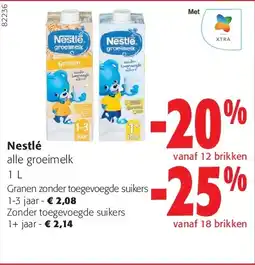 Colruyt Nestlé Granen zonder toegevoegde suikers 1-3 jaar aanbieding