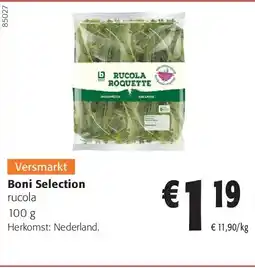 Colruyt Boni Selection rucola 10 aanbieding