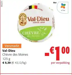 Colruyt Val-Dieu Chèvre des Moines 125 g aanbieding