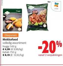 Colruyt Mekkafood volledig assortiment Nuggy 500 g aanbieding